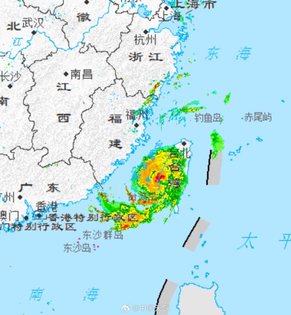 炫多配资 台风“丹娜丝”在台湾嘉义县沿海登陆，最大风力13级