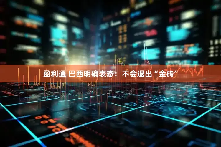 盈利通 巴西明确表态：不会退出“金砖”