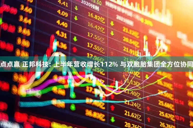 点点赢 正邦科技: 上半年营收增长112% 与双胞胎集团全方位协同